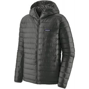 Patagonia Down Sweater Hoodie - Mens Small Forge Grey